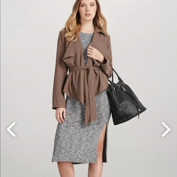 Heather Gray Sweater Dress - Picture 1 of 3